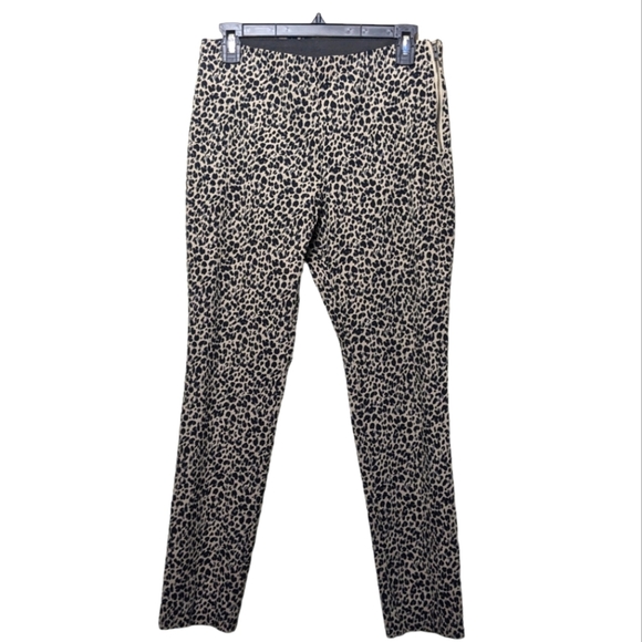 A new day Leopard Print Skinny Leg Zipper Button - Picture 1 of 5